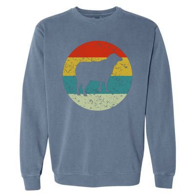 Retro Vintage Sheep Garment-Dyed Sweatshirt