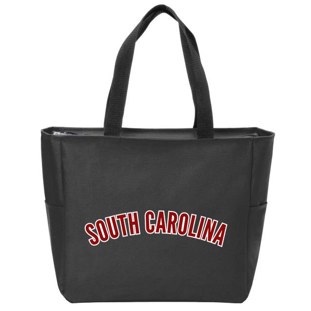 Retro Vintage South Carolina State South Carolina Zip Tote Bag