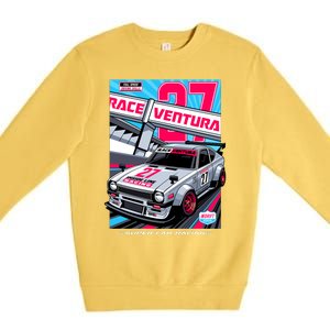 Race Ventura Super Car Racing Premium Crewneck Sweatshirt