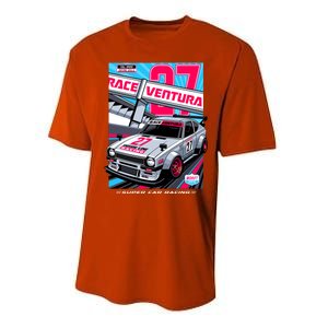 Race Ventura Super Car Racing Performance Sprint T-Shirt