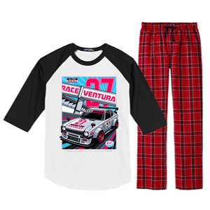 Race Ventura Super Car Racing Raglan Sleeve Pajama Set