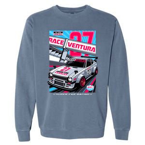 Race Ventura Super Car Racing Garment-Dyed Sweatshirt