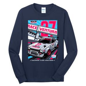 Race Ventura Super Car Racing Tall Long Sleeve T-Shirt