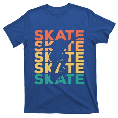 Retro Vintage Skating Gift For Skaters Gift T-Shirt