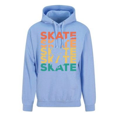 Retro Vintage Skating Gift For Skaters Gift Unisex Surf Hoodie