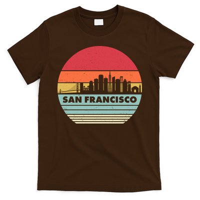 Retro Vintage San Francisco Skyline Emblem T-Shirt