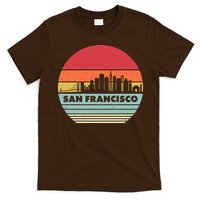 Retro Vintage San Francisco Skyline Emblem T-Shirt
