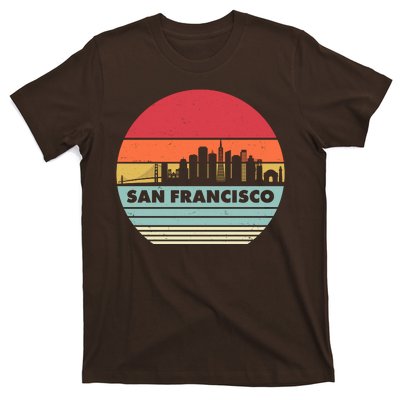 Retro Vintage San Francisco Skyline Emblem T-Shirt