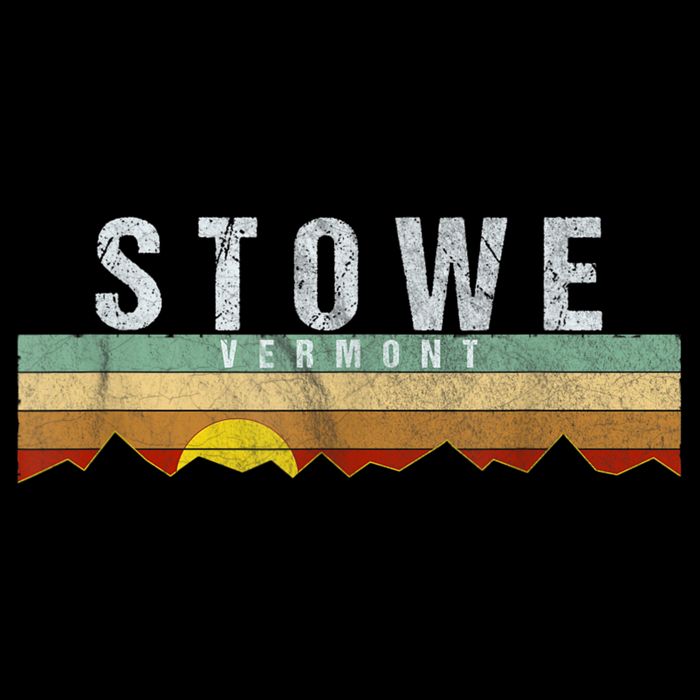 Retro Vintage Stowe Vermont Button