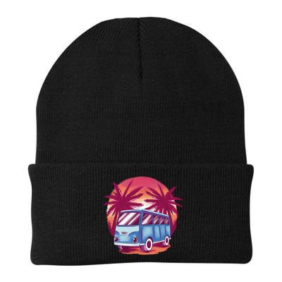Retro Van Sunset Beach Beanie