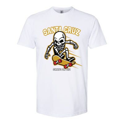 Retro Vintage Street Wear Skull Gift Softstyle CVC T-Shirt