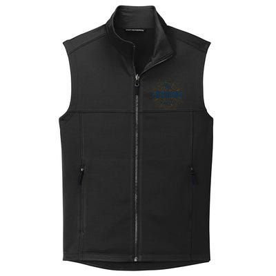 Retro Vintage State Of Louisiana Cool Gift Collective Smooth Fleece Vest