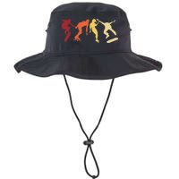 Retro Vintage Skateboard Skater Gifts Skate Boarding Legacy Cool Fit Booney Bucket Hat