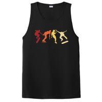 Retro Vintage Skateboard Skater Gifts Skate Boarding PosiCharge Competitor Tank