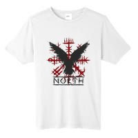 Retro Viking Symbol Nordic Raven Celtic Symbol North Tall Fusion ChromaSoft Performance T-Shirt