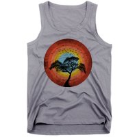 Retro Vintage Scary Wilderness Distressed Tank Top