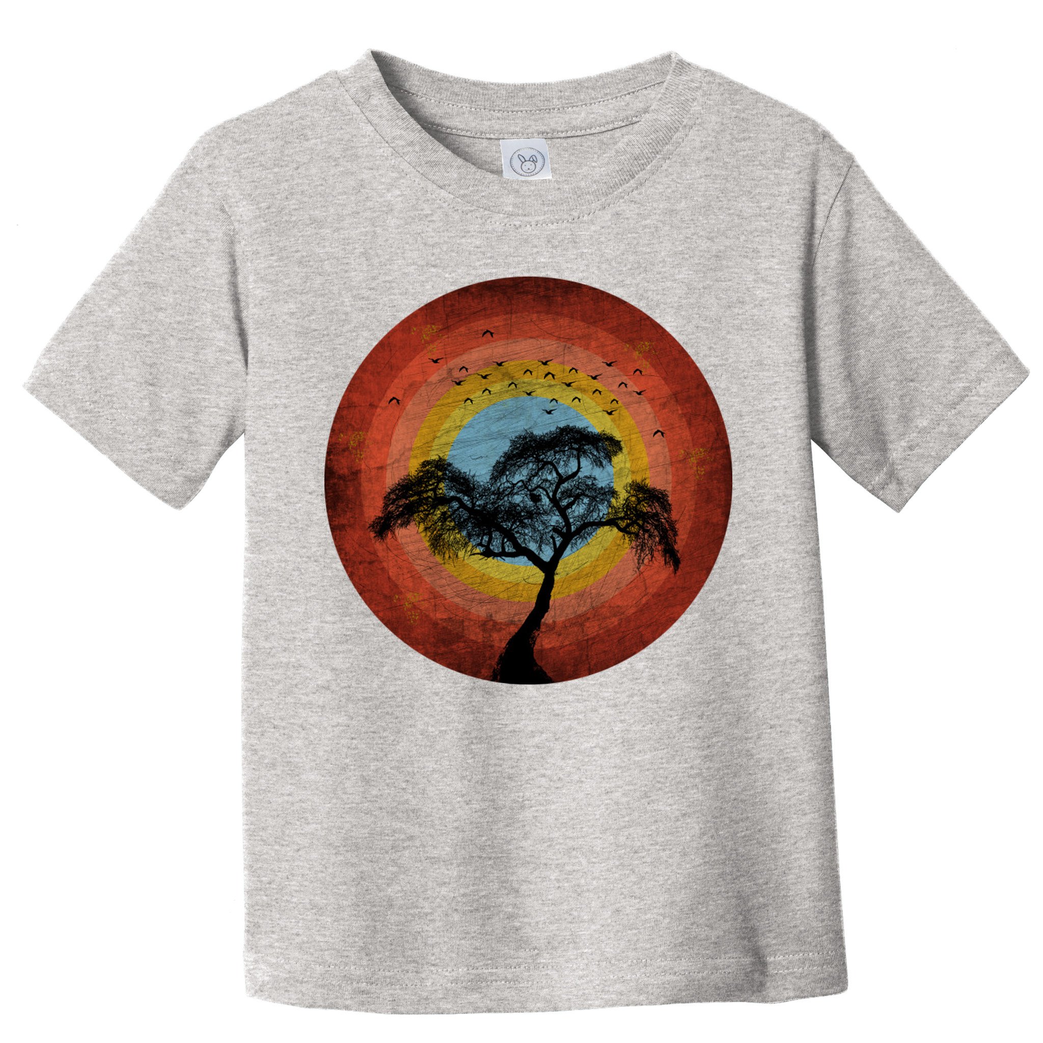 Retro Vintage Scary Wilderness Distressed Toddler T-Shirt