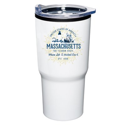 Retro Vintage State Of Massachusetts Tumbler