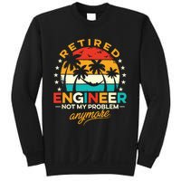 Retro Vintage Style Retired Engineer Not My Problem Anymore Sweatshirt