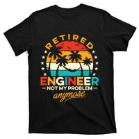 Retro Vintage Style Retired Engineer Not My Problem Anymore T-Shirt