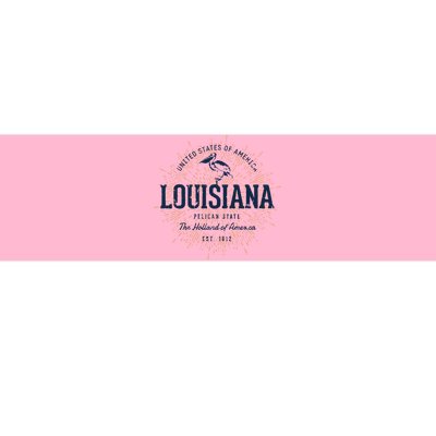 Retro Vintage State Of Louisiana Bumper Sticker