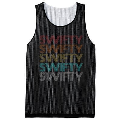 Retro Vintage Swifty Mesh Reversible Basketball Jersey Tank