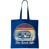 Retro Vintage Shasta Trailer The Good Life Camper Camping Gift Tote Bag