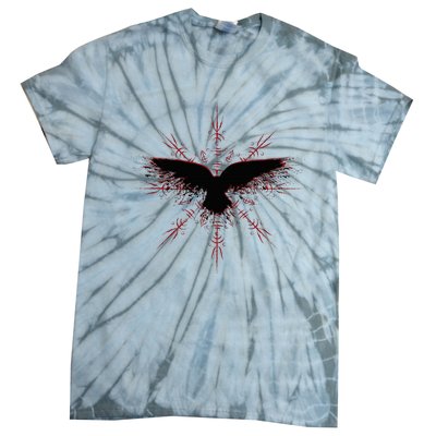 Retro Viking Symbol Nordic Raven Rune Celtic Symbol Tie-Dye T-Shirt