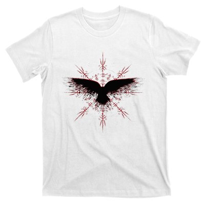 Retro Viking Symbol Nordic Raven Rune Celtic Symbol T-Shirt