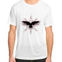 Retro Viking Symbol Nordic Raven Rune Celtic Symbol Adult ChromaSoft Performance T-Shirt