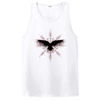 Retro Viking Symbol Nordic Raven Rune Celtic Symbol PosiCharge Competitor Tank