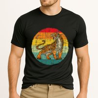 Retro Vintage Tiger Zoologist Zookeeper Zoo Safari Lover Performance Shirt