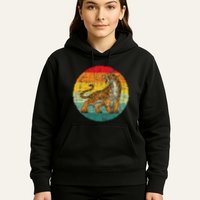 Retro Vintage Tiger Zoologist Zookeeper Zoo Safari Lover Hoodie