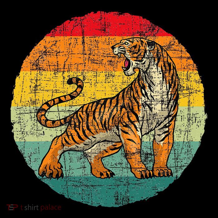Retro Vintage Tiger Zoologist Zookeeper Zoo Safari Lover Sweatshirt