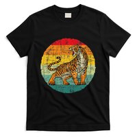 Retro Vintage Tiger Zoologist Zookeeper Zoo Safari Lover T-Shirt