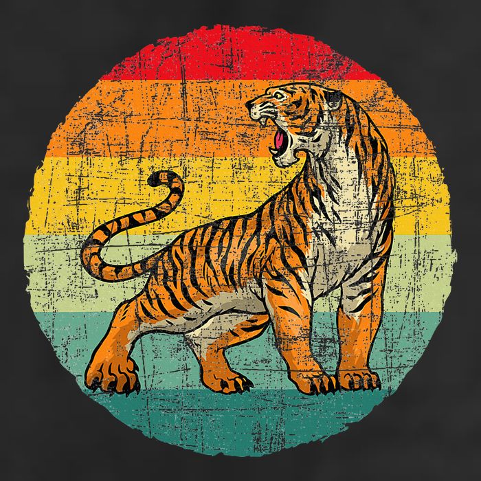 Retro Vintage Tiger Zoologist Zookeeper Zoo Safari Lover Tumbler