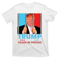 Retro Vintage Trump 2024 Years In Prison Funny Antitrump T-Shirt