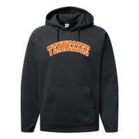 Retro Vintage Tennessee State Souvenir Gift Of Oklahoma Performance Fleece Hoodie