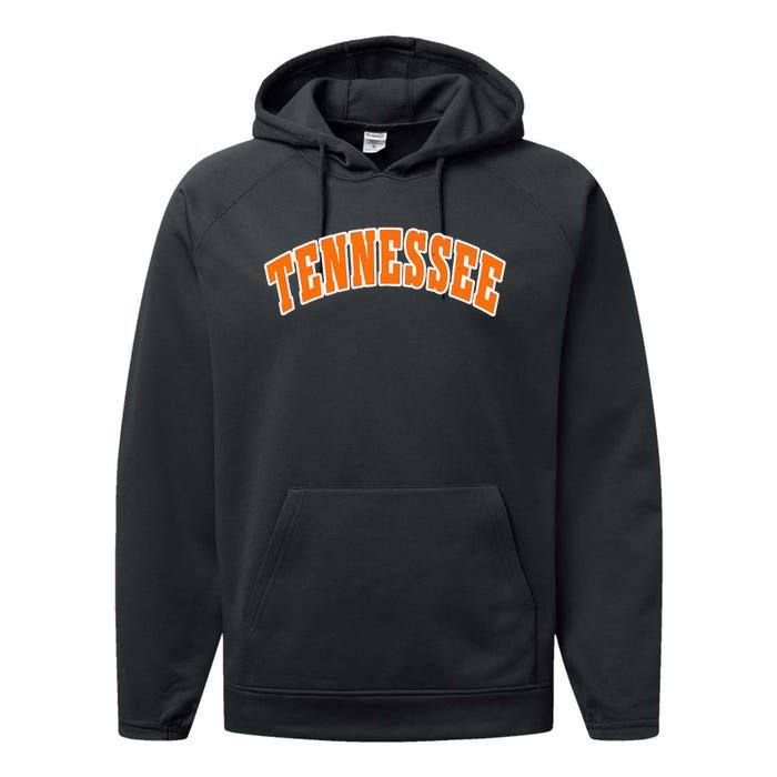 Retro Vintage Tennessee State Souvenir Gift Of Oklahoma Performance Fleece Hoodie