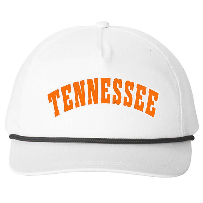 Retro Vintage Tennessee State Souvenir Gift Of Oklahoma Snapback Five-Panel Rope Hat