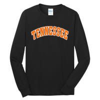 Retro Vintage Tennessee State Souvenir Gift Of Oklahoma Tall Long Sleeve T-Shirt