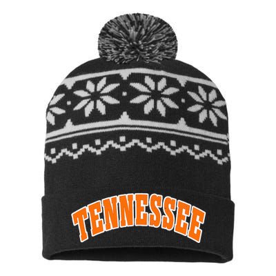 Retro Vintage Tennessee State Souvenir Gift Of Oklahoma USA-Made Snowflake Beanie