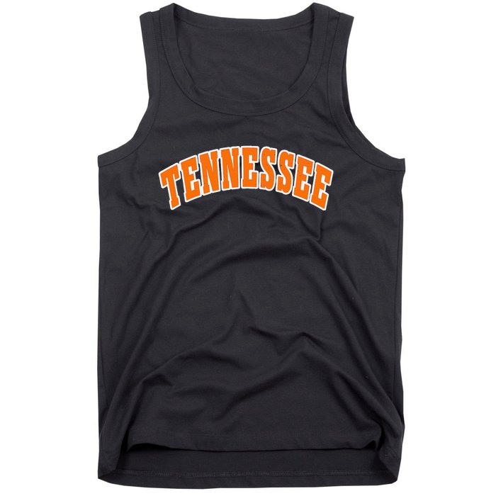 Retro Vintage Tennessee State Souvenir Gift Of Oklahoma Tank Top