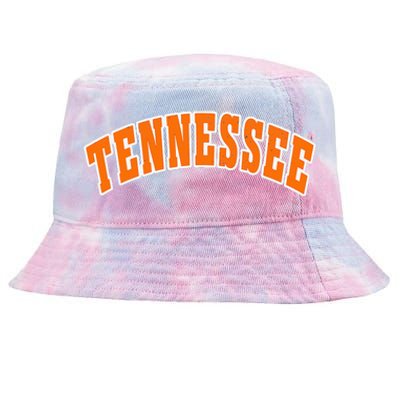 Retro Vintage Tennessee State Souvenir Gift Of Oklahoma Tie-Dyed Bucket Hat