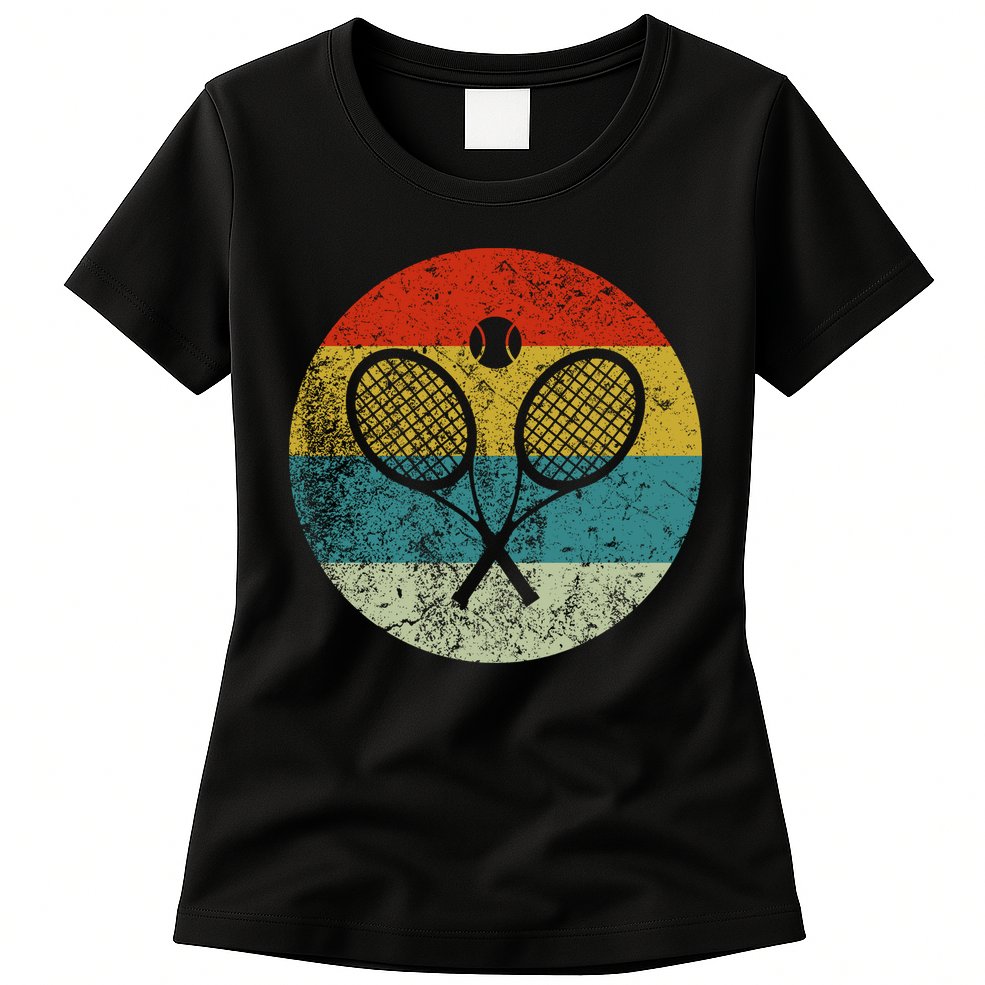 Retro Vintage Tennis Womens T-Shirt