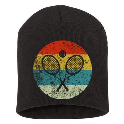 Retro Vintage Tennis Short Acrylic Beanie