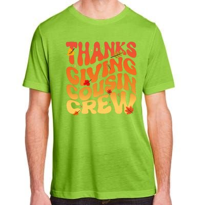 Retro Vintage Thanksgiving Cousin Crew Adult ChromaSoft Performance T-Shirt