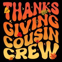 Retro Vintage Thanksgiving Cousin Crew Bucket Hat