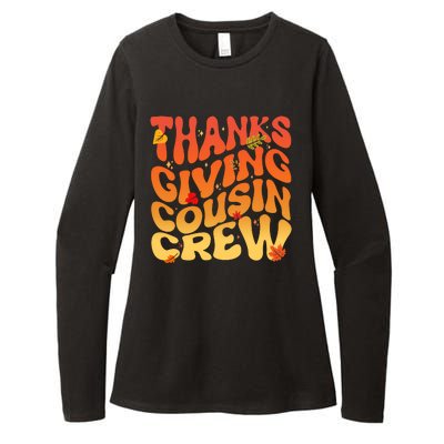 Retro Vintage Thanksgiving Cousin Crew Womens CVC Long Sleeve Shirt