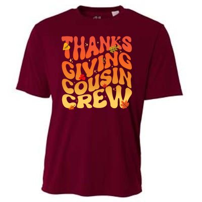 Retro Vintage Thanksgiving Cousin Crew Cooling Performance Crew T-Shirt